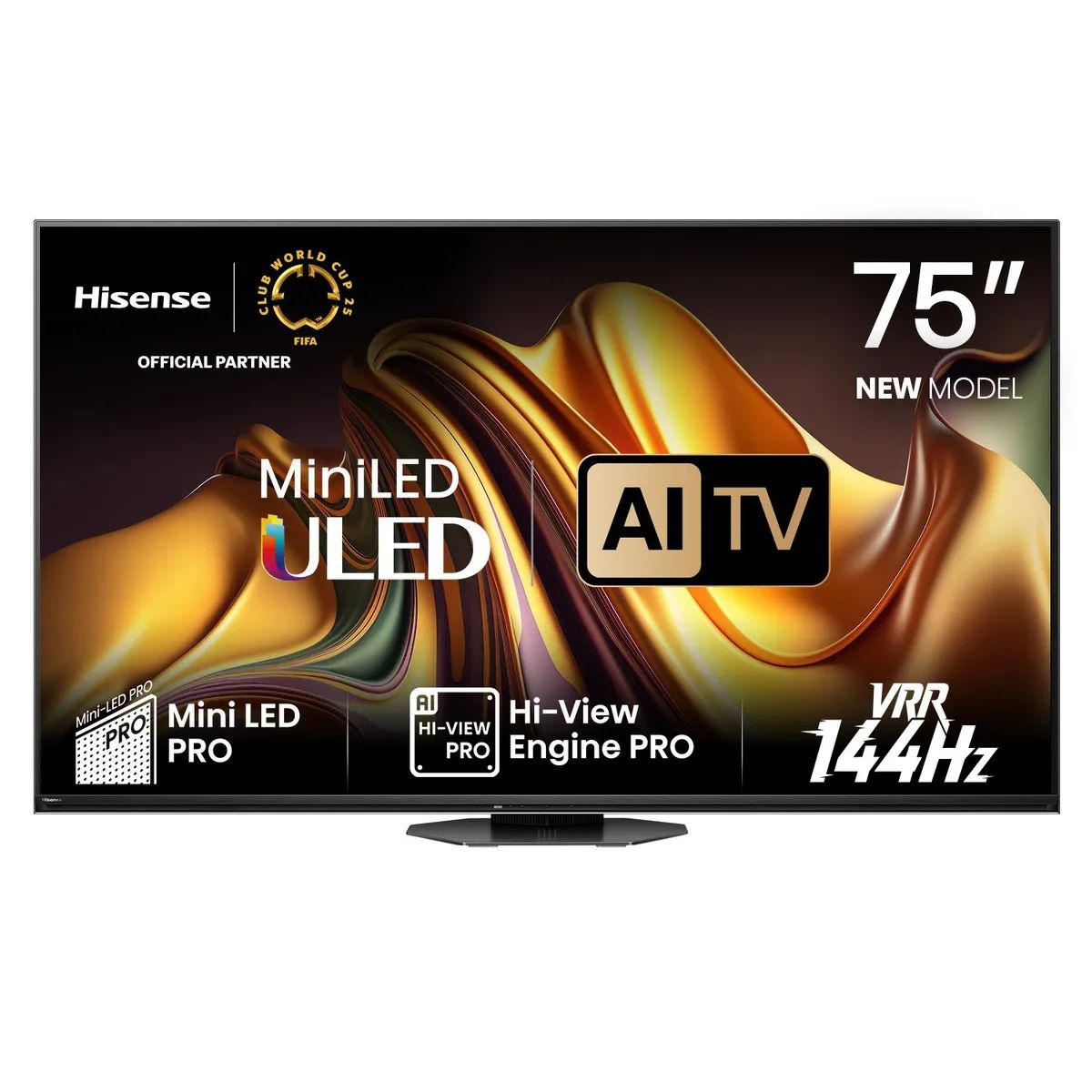 HISENSE - Televisor Hisense 75U8N 75" Mini-LED Pro ULED 4K Google TV - Caja Reciclada