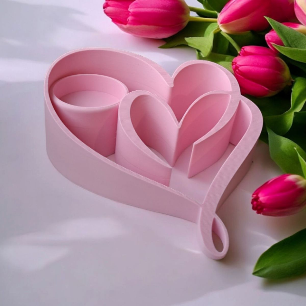 GENERICO - Portavelas Corazones para el día de San Valentín