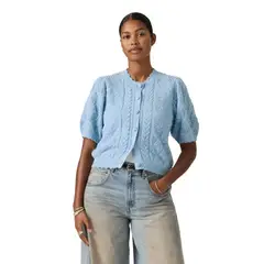 LEVIS - Sweater Mujer Pauline Pointelle Cardi Azul