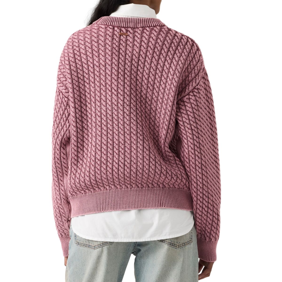 LEVIS - Sweater Mujer Leilah Cable Crewneck Rosado Levis