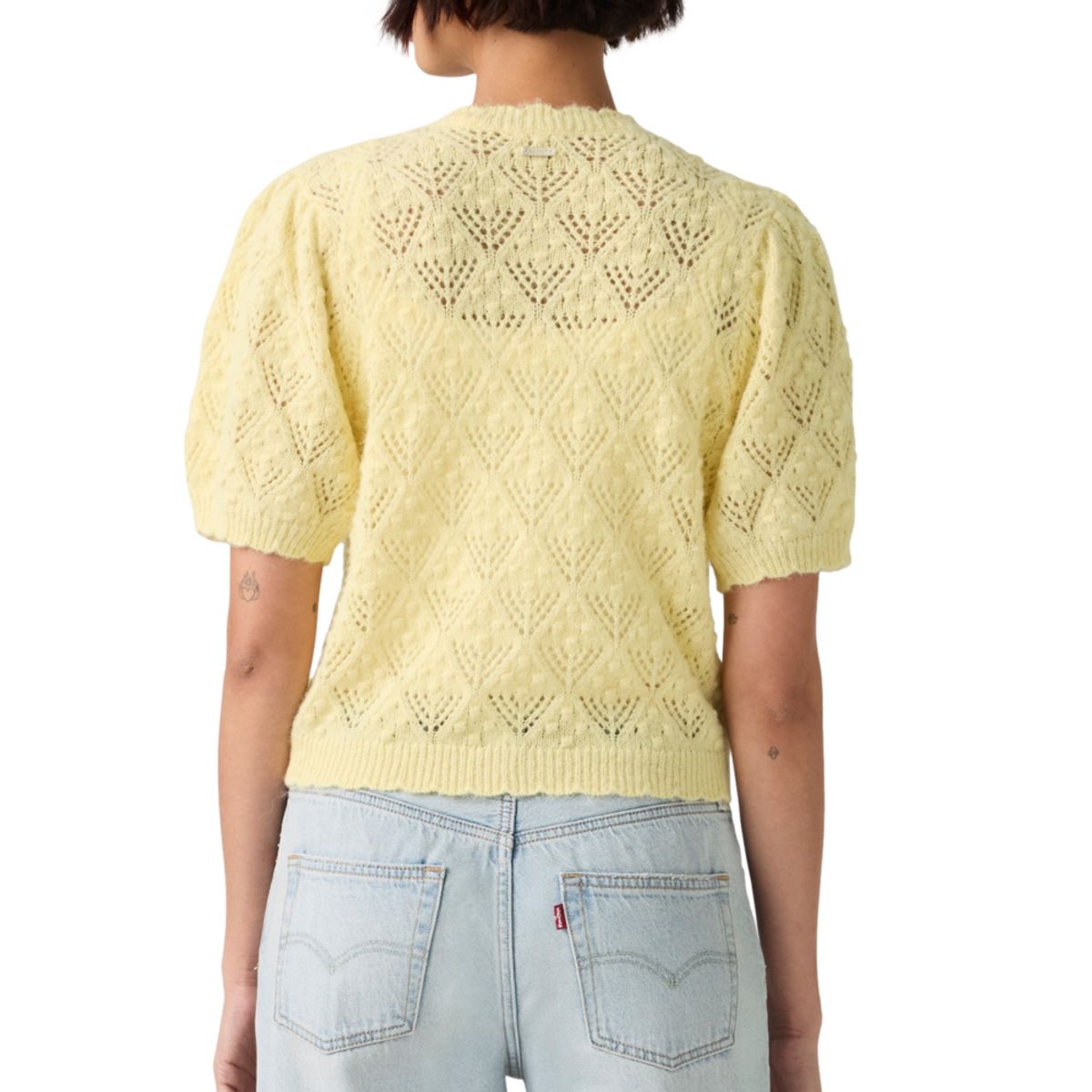 LEVIS - Sweater Mujer Pauline Pointelle Cardi Beige Levis