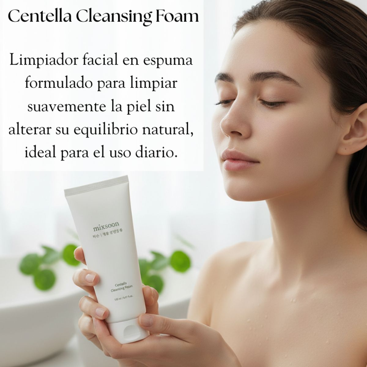 MIXSOON - Limpiador Facial Mixsoon Calmante Reparador Centella Foam 150ml