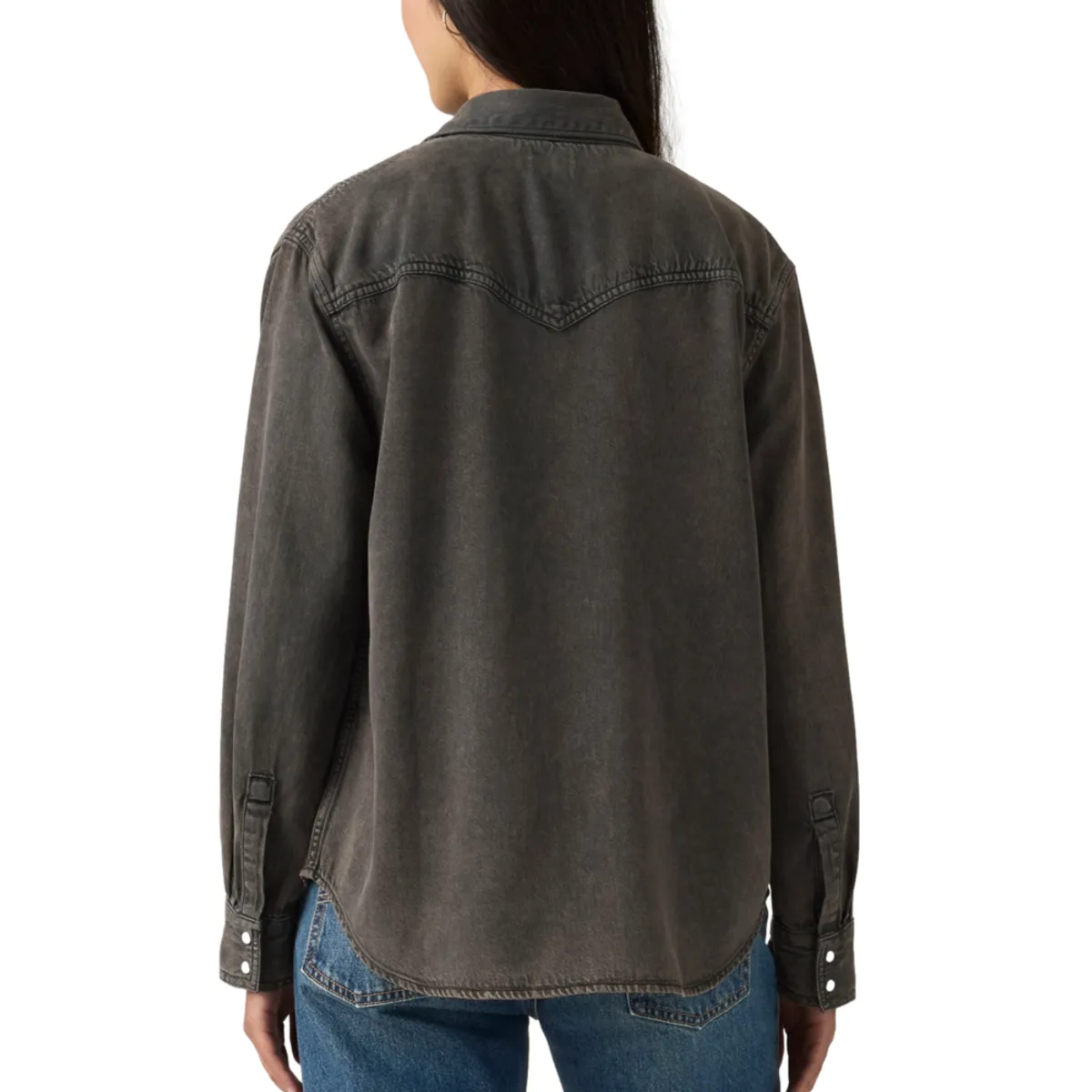 LEVIS - Blusa Mujer Teodora Western Shirt Negro Levis