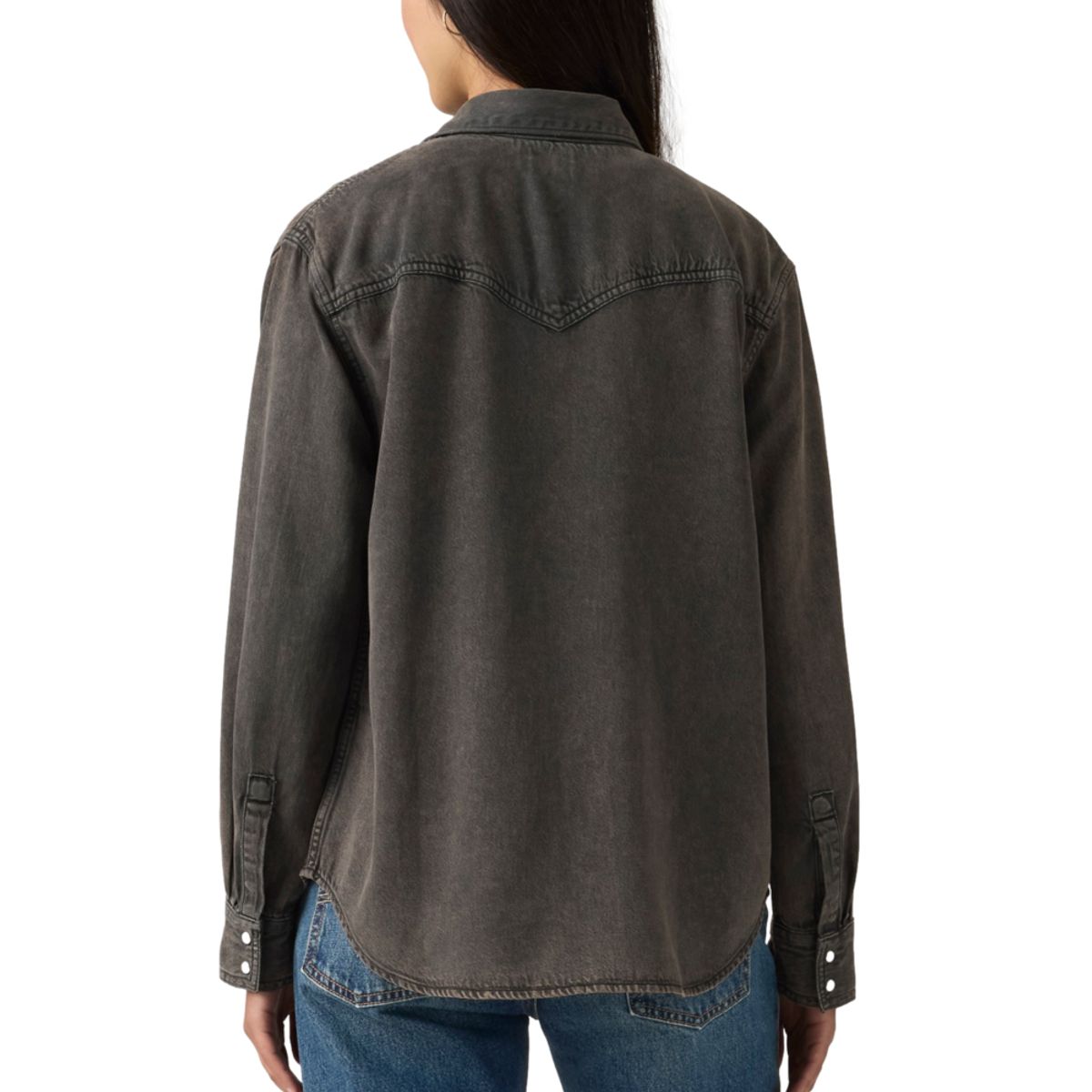 LEVIS - Blusa Mujer Teodora Western Shirt Negro Levis