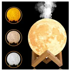 MOVI - LAMPARA HUMIFICADORA CON FORMA DE LUNA 3D