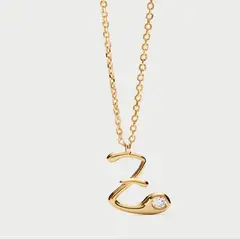 PDPAOLA - Collar con colgante inicial Z