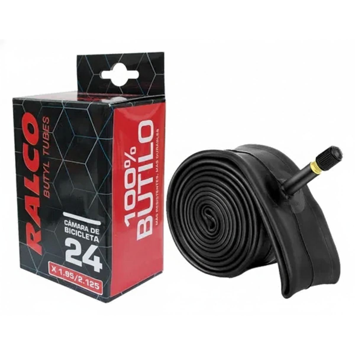 GENERICO - Cámara Bicicleta Ralco 24 X 1.95/2.125 Valvula Auto Butilo