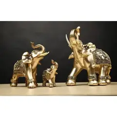 MOVI - ELEFANTE DECORATIVO 15X15CM ATRAE SUERTE RIQUEZA Y FELICIDAD