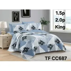 GENERICO - Cubrecama quilt verano plaza y media