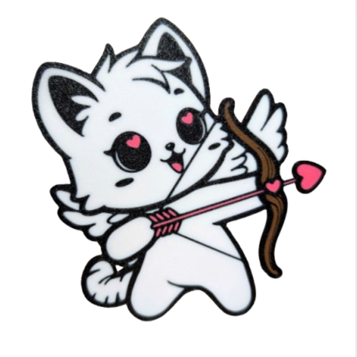 GENERICO - Cuadro Decorativo- Gato Cupido de San Valentín