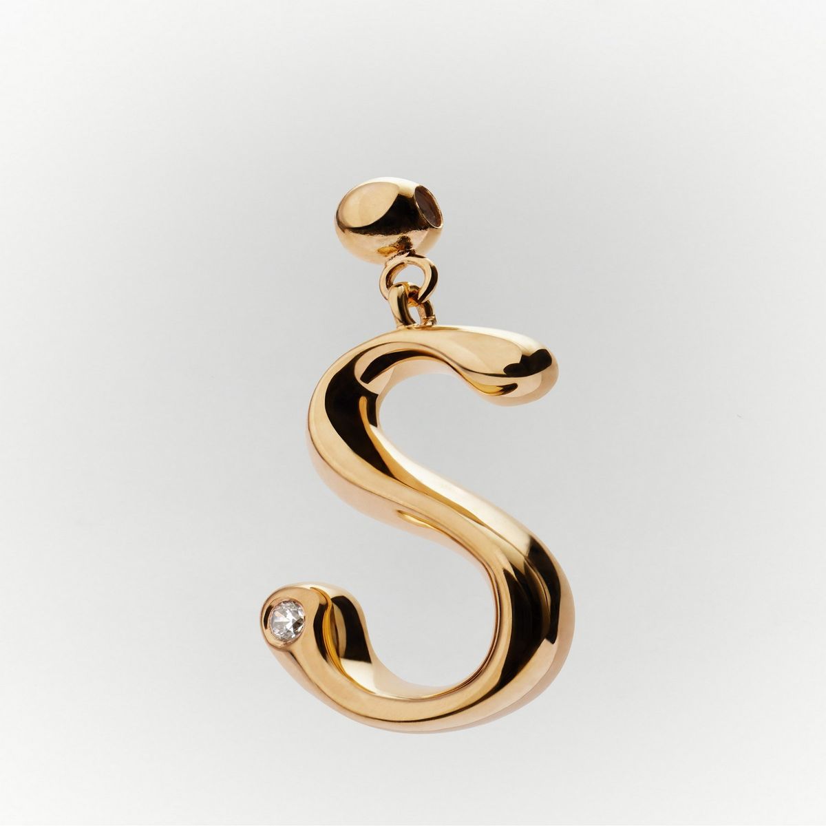 PDPAOLA - Charm Inicial S con brillante PDPAOLA