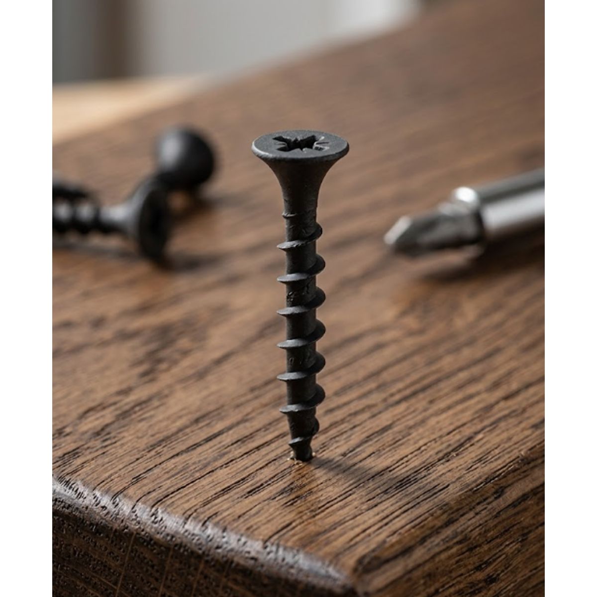 Tornillos Volcanita Madera Crs Negro 6x1 1/2 Pulgadas 1000 Unidades, marca GENERICO - Foto Principal