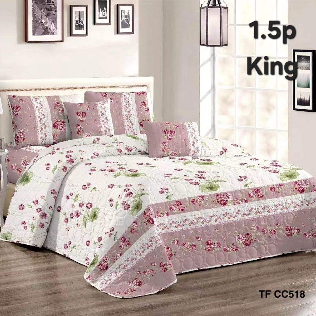 GENERICO - Cubrecama de verano quilt king