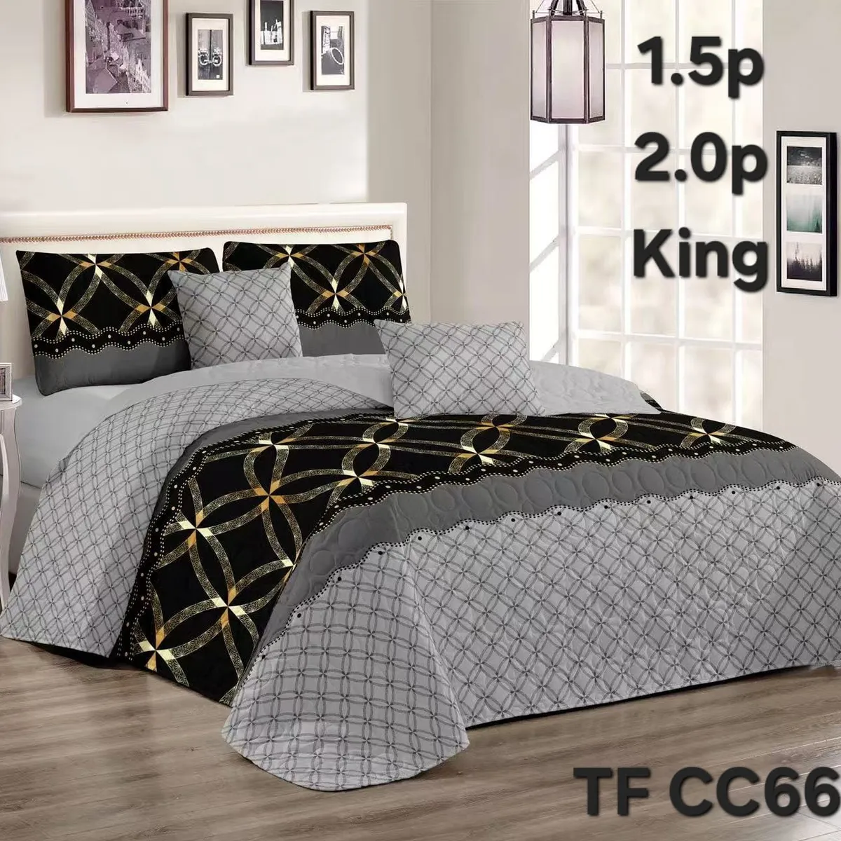 GENERICO - Cubrecama de verano quilt king