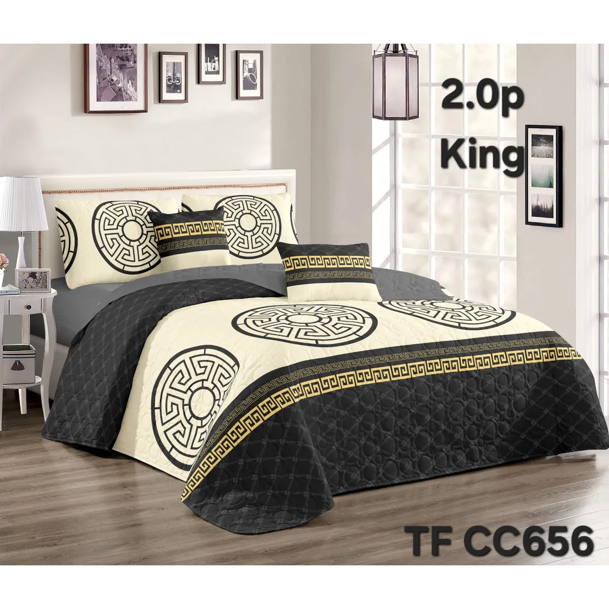 GENERICO - Cubrecama de verano quilt king