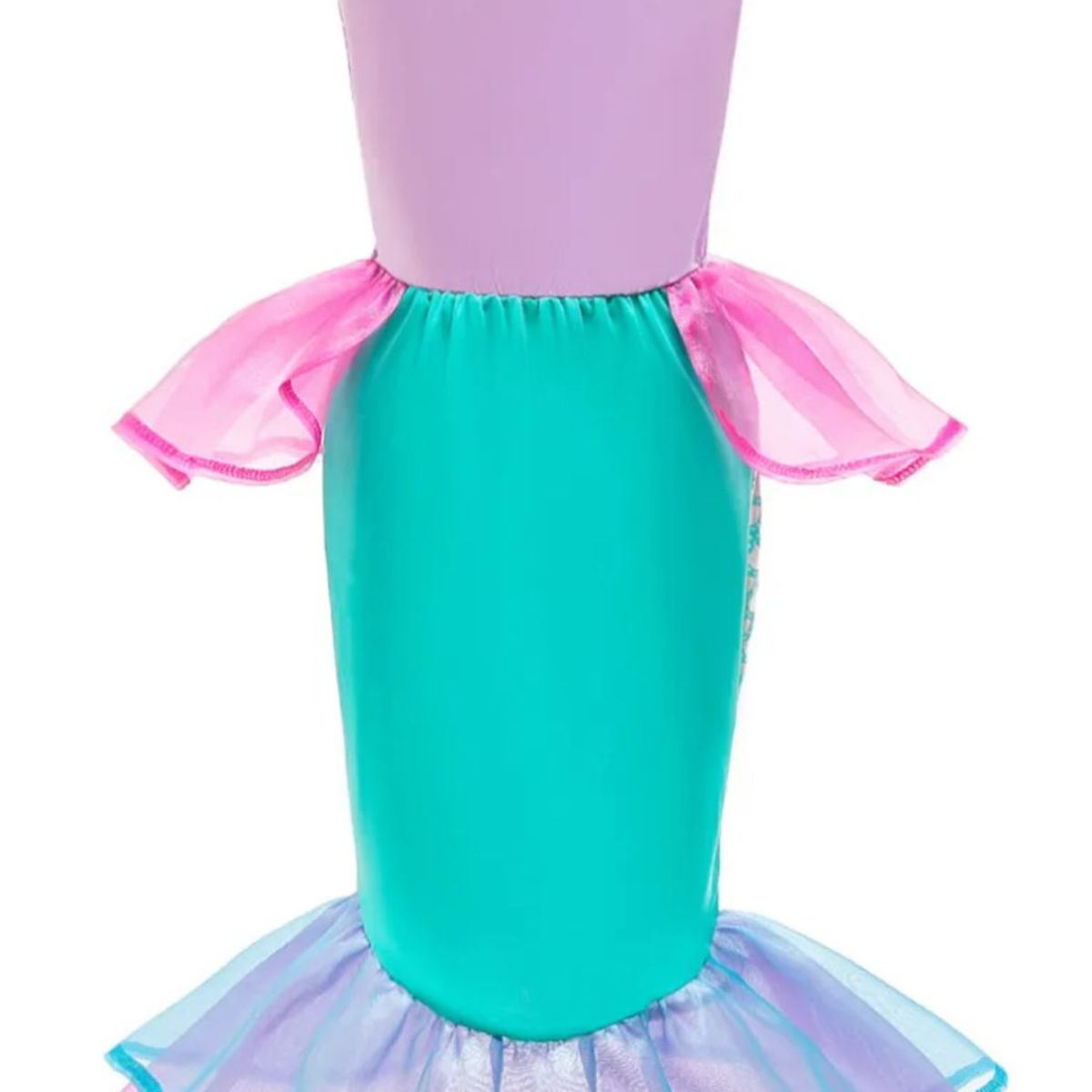 GENERICO - Disfraz princesa sirenita para niña talla 6 con accesorios