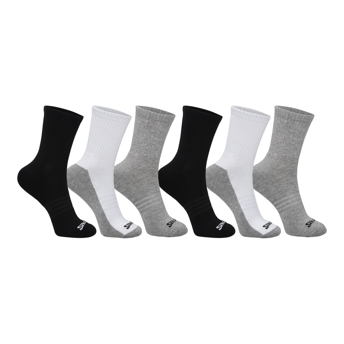 SPALDING - Calcetines Deportivos Medios Spalding Sixpack Adulto