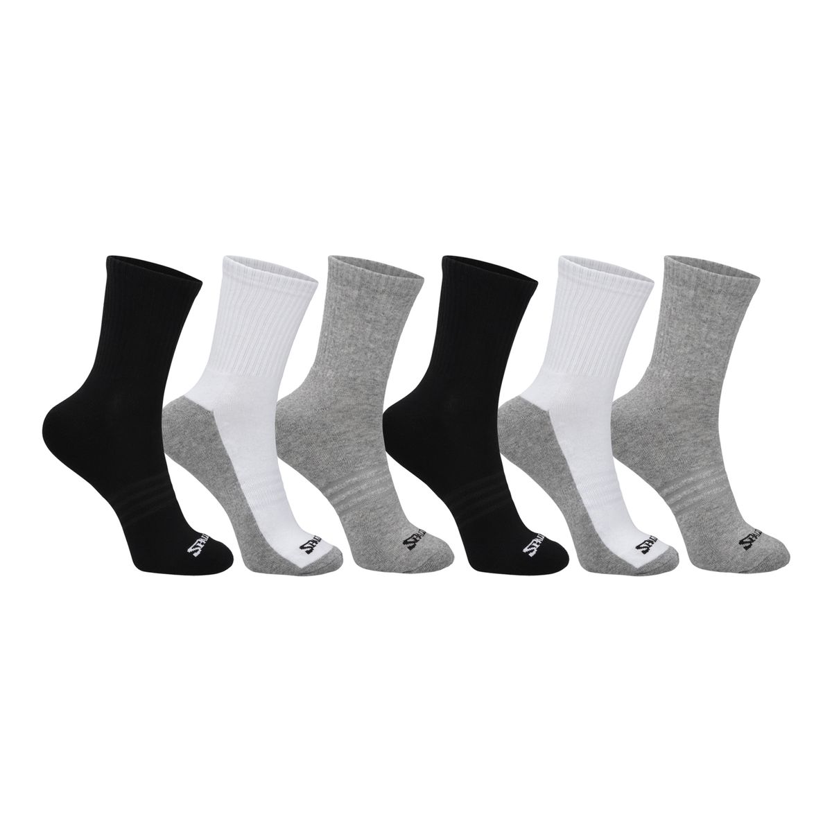 SPALDING - Calcetines Deportivos Medios Spalding Sixpack Adulto