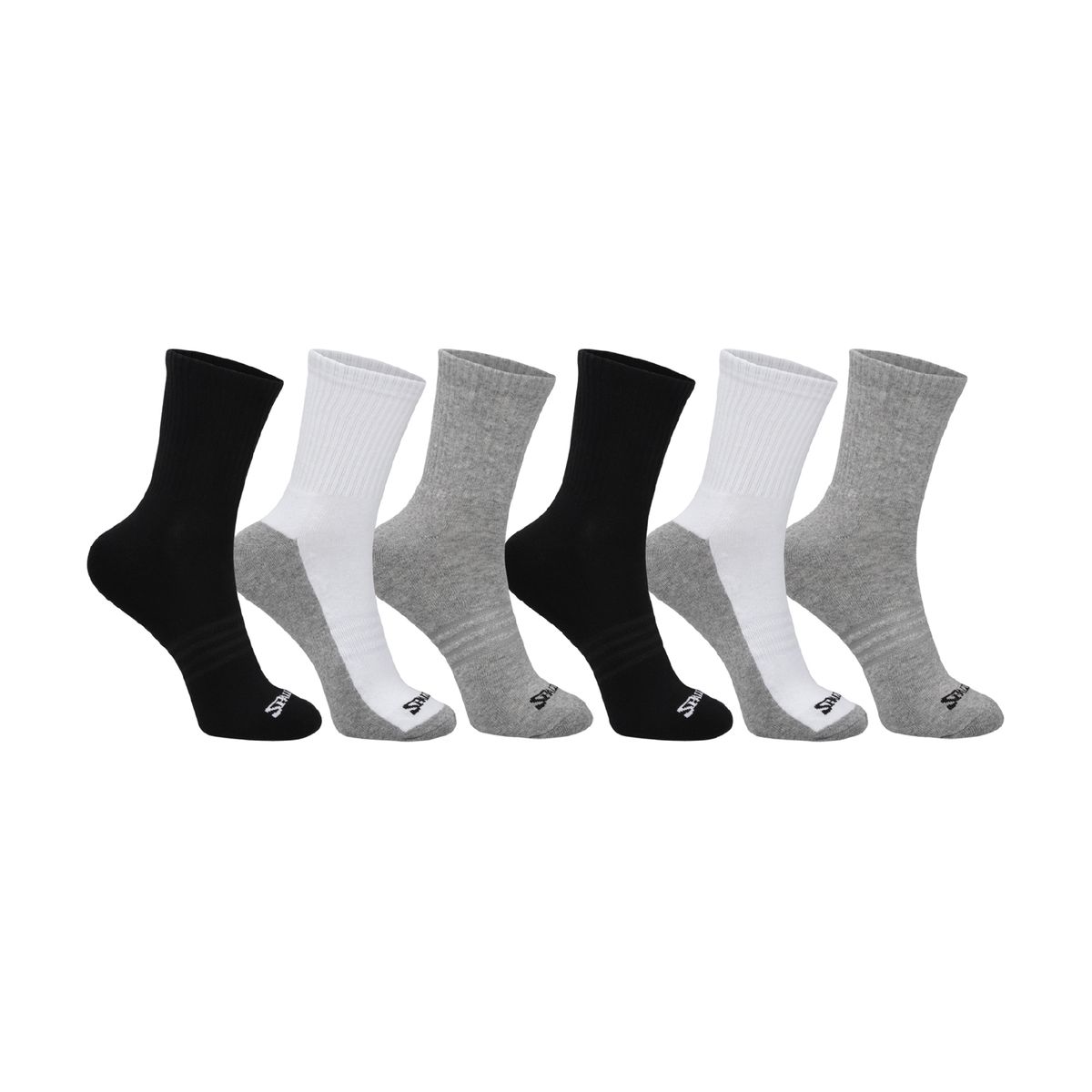 SPALDING - Calcetines Deportivos Medios Spalding Sixpack Adulto
