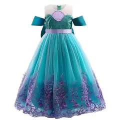 GENERICO - Vestido disfraz princesa sirenita para niña talla 8