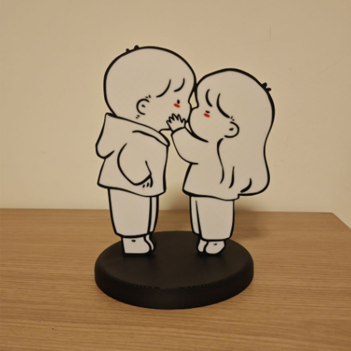 GENERICO - Cuadro Decorativo- Beso de Pareja Enamorada