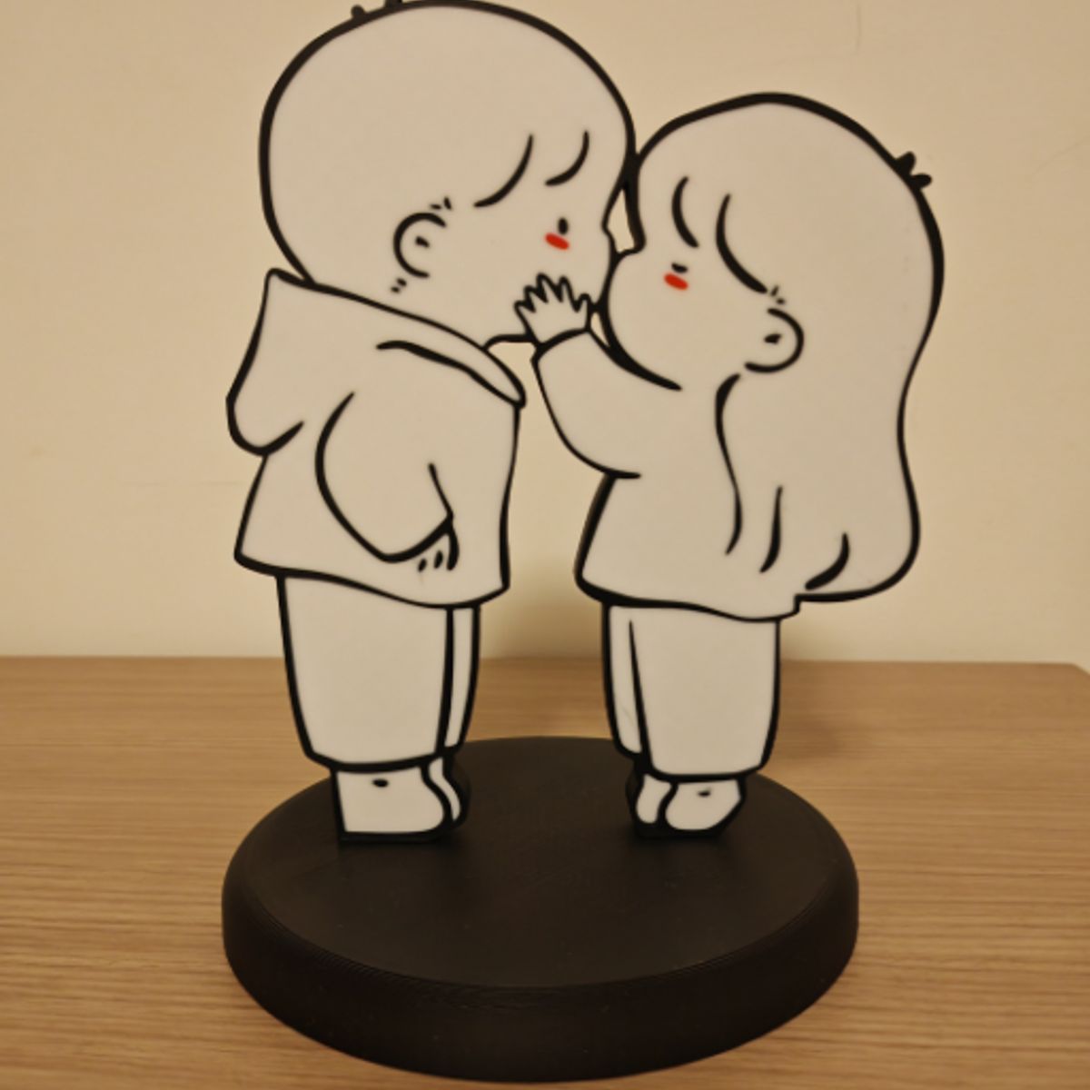 GENERICO - Cuadro Decorativo- Beso de Pareja Enamorada