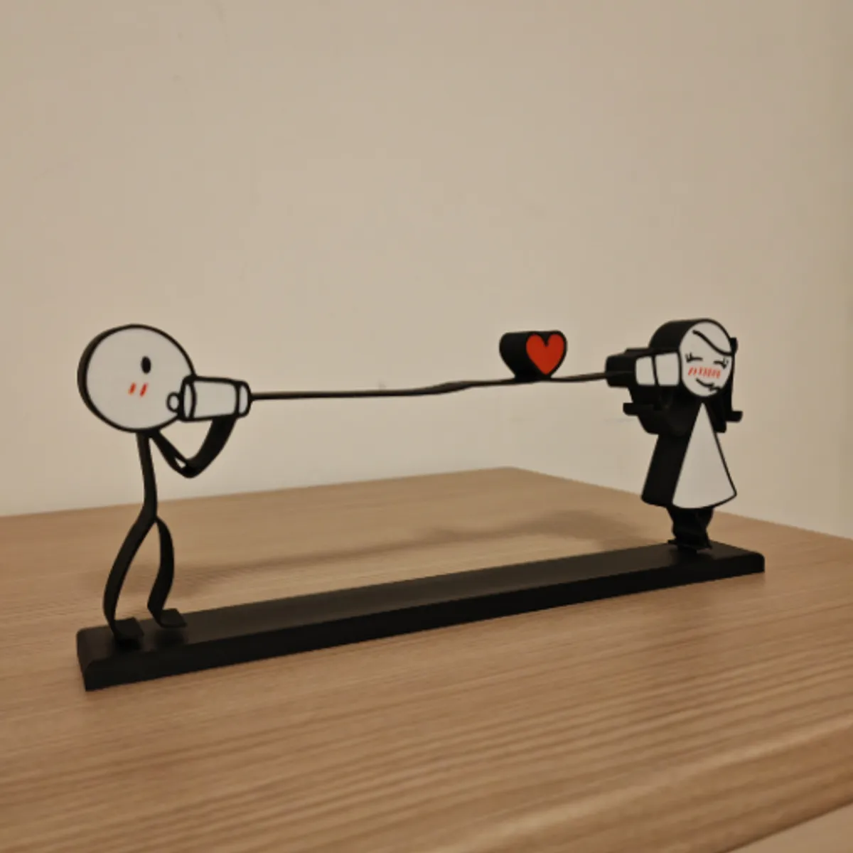 GENERICO - Cuadro Decorativo- Pareja Enamorada a la Distancia