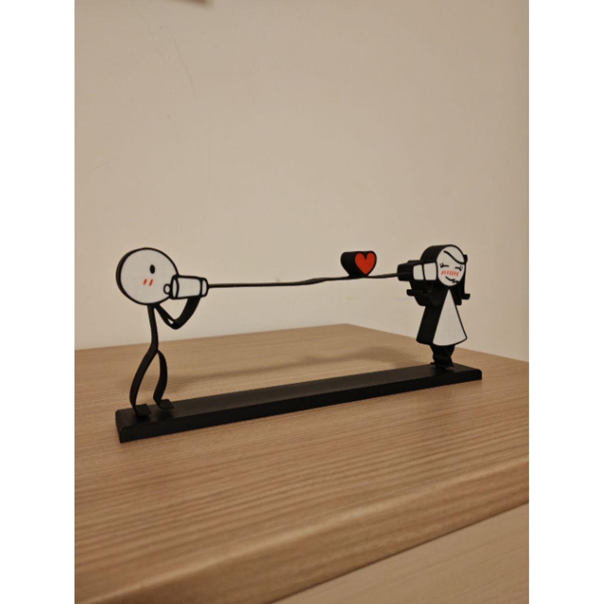 GENERICO - Cuadro Decorativo- Pareja Enamorada a la Distancia