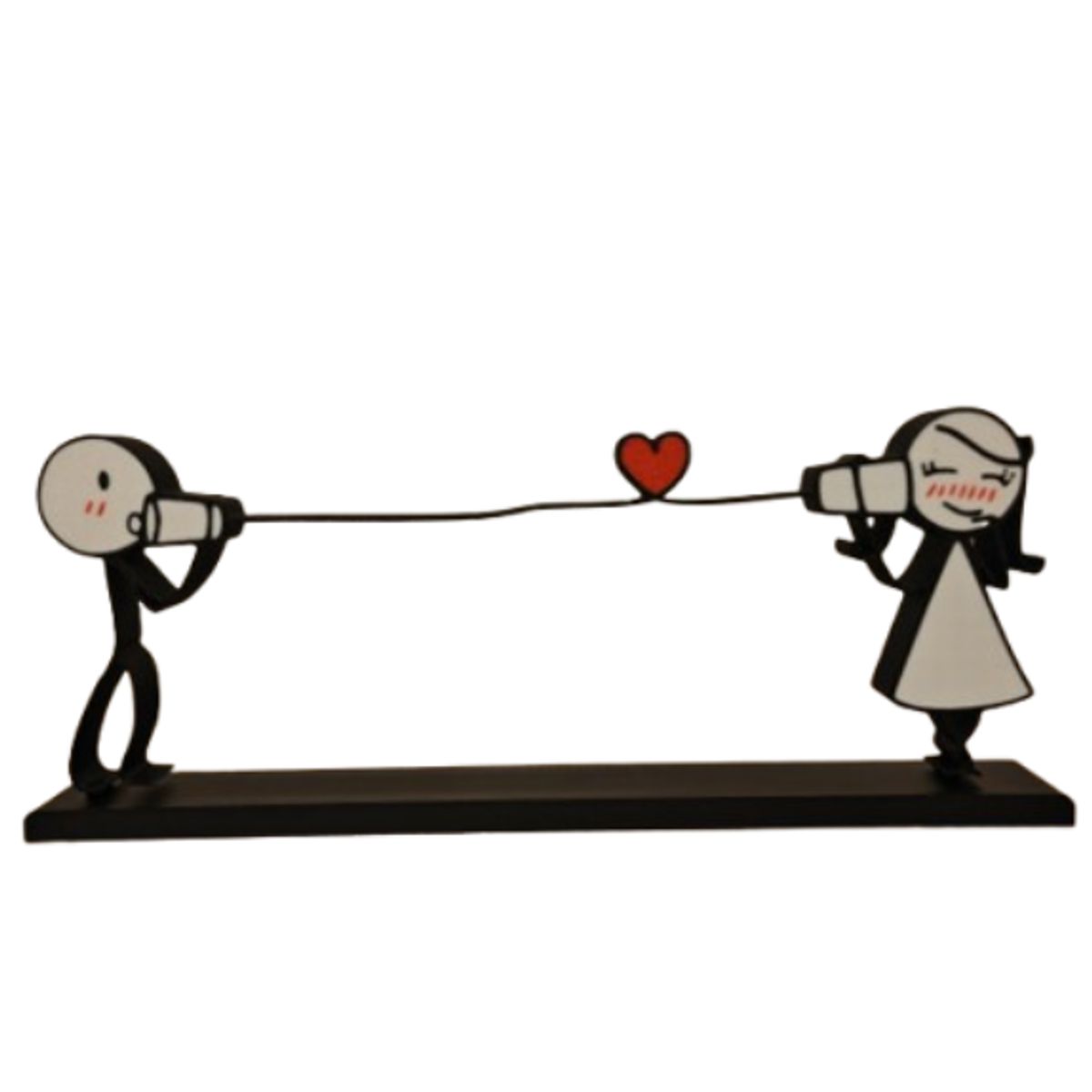GENERICO - Cuadro Decorativo- Pareja Enamorada a la Distancia