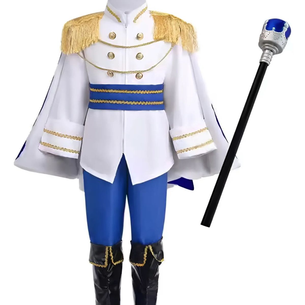 GENERICO - Disfraz príncipe de cuento para niñ0 talla 4