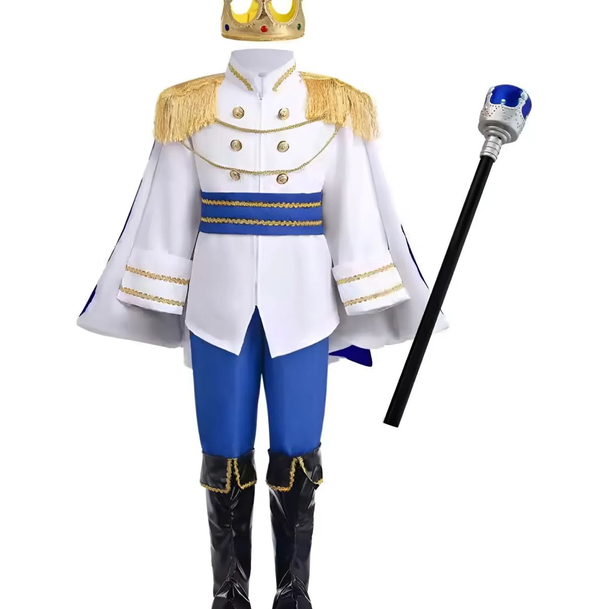 GENERICO - Disfraz príncipe de cuento para niño talla 6