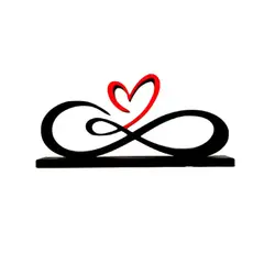 GENERICO - Cuadro Decorativo- Corazón Infinito de San Valentín