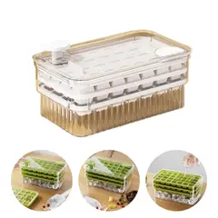 ATURE - Caja De Moldes De Prensa Doméstica Ice Cube Tray Maker De