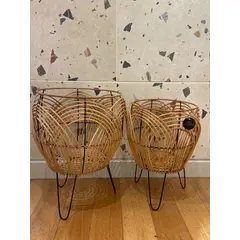 BOHEMIK - 2 Canasto multipropósito Mauro 1 de 65 cm x 36 cm y 1 de 50 cm x 30 cm