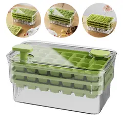 ATURE - Caja De Moldes De Prensa Doméstica Ice Cube Tray Maker De