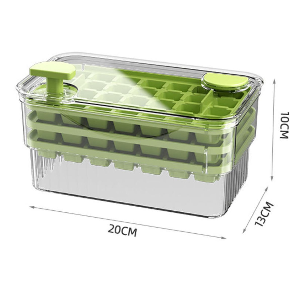 ATURE - Caja De Moldes De Prensa Doméstica Ice Cube Tray Maker De