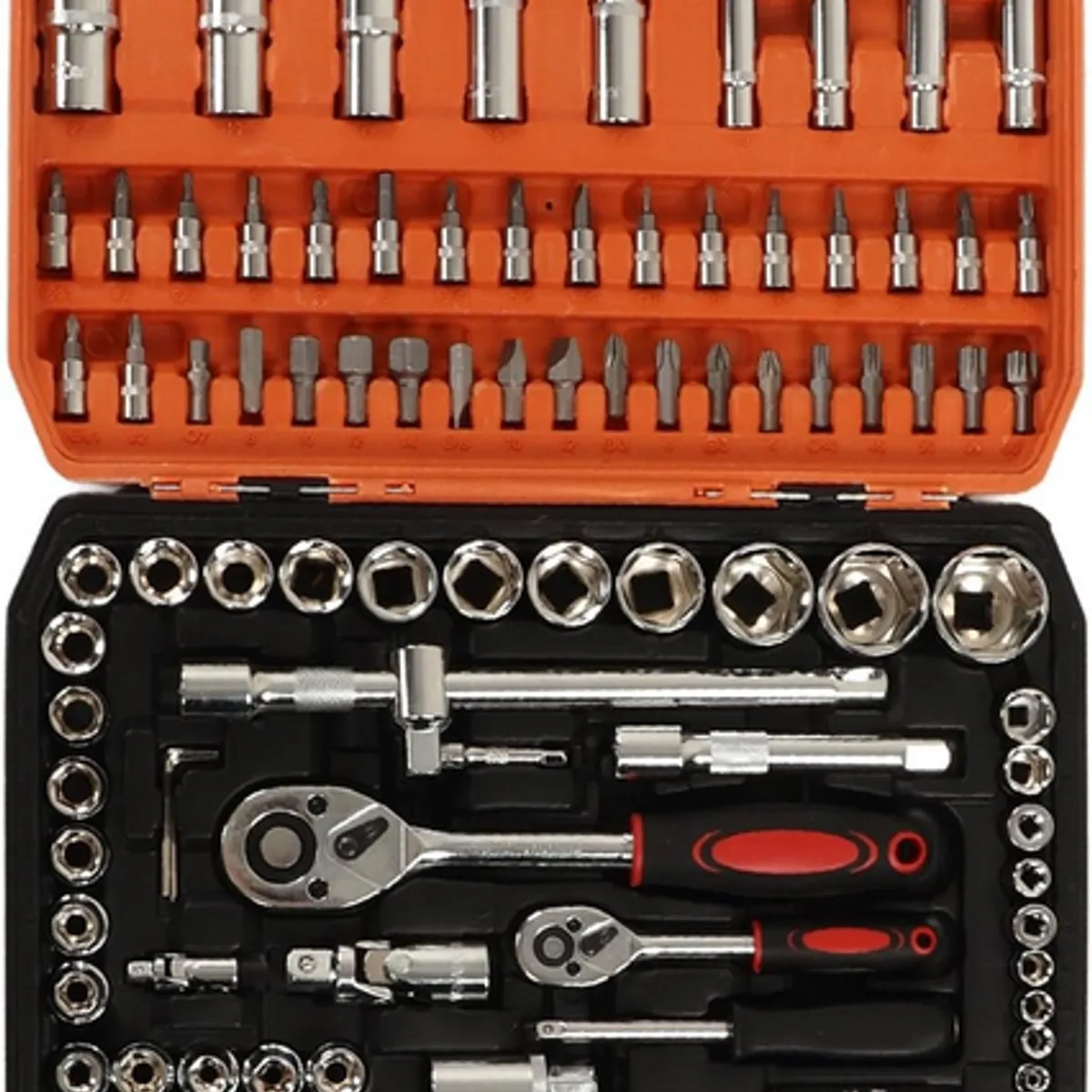 GENERICO - Kit de Herramientas 108 Piezas Llaves Hexagonales de Trinquete Puntas de Destornillador