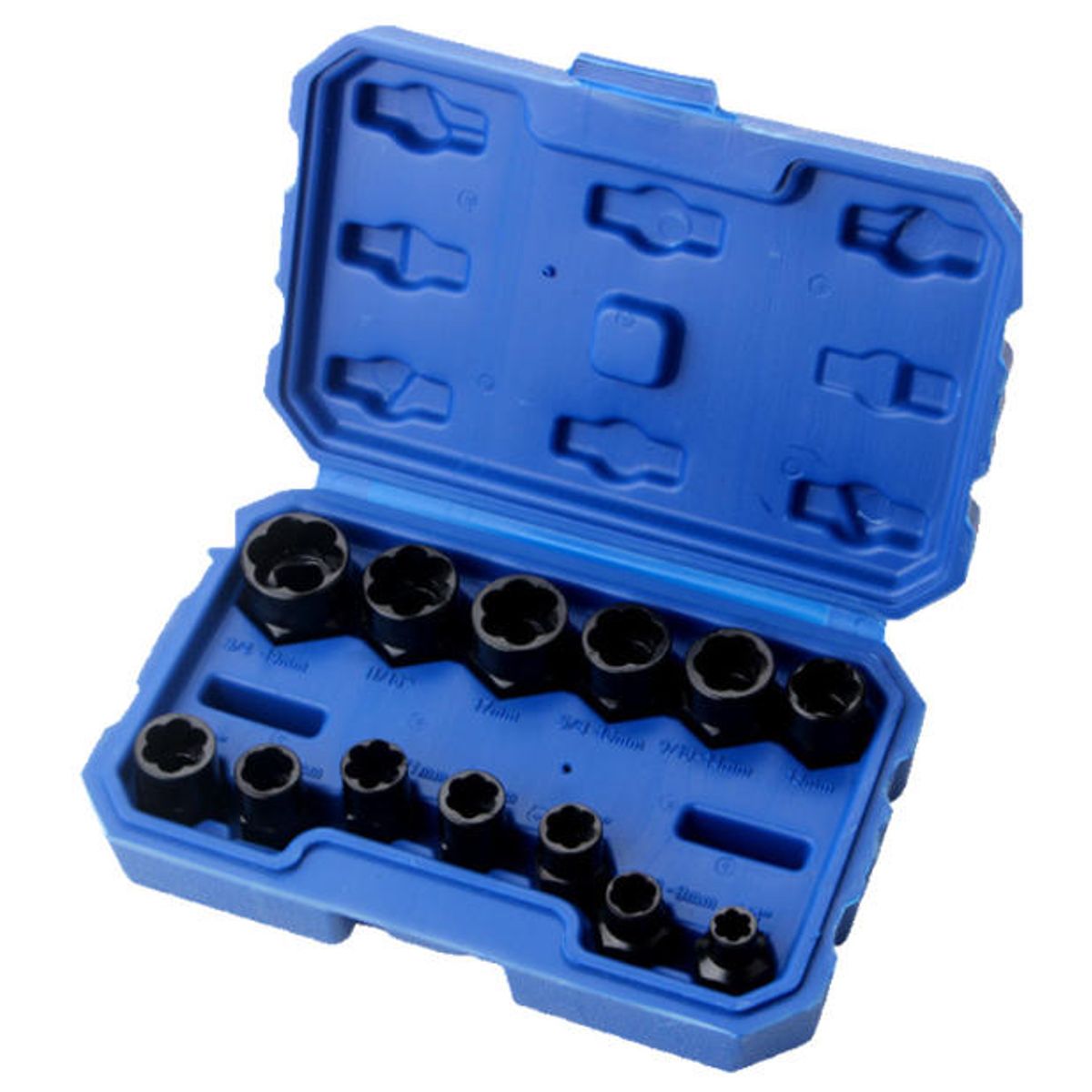 KINDA NICE - Set Dados Extractores Pernos Y Tuercas Rodadas 9 A 19mm