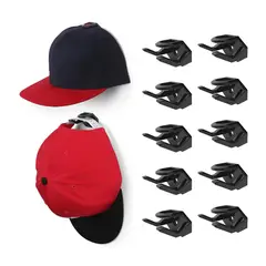 KINDA NICE - Pack 10u Organizador Gancho Para Colgar Gorras De Béisbol