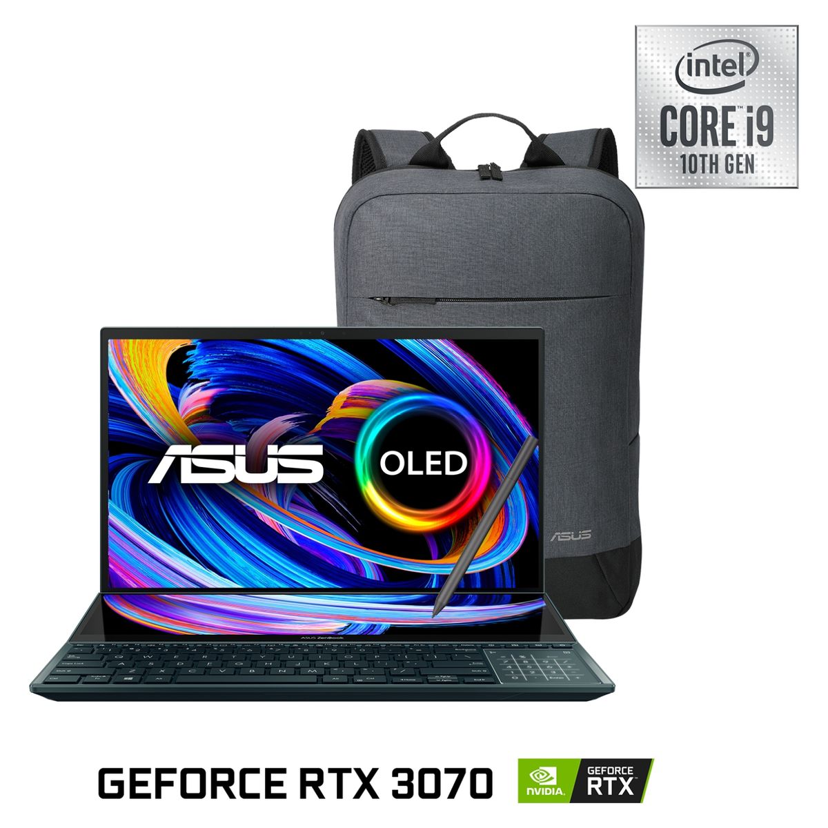 ASUS - Notebook Zenbook Pro Duo 15 OLED UX582 Intel Core i9 32GB RAM 1Tb SSD 15.6" Touch