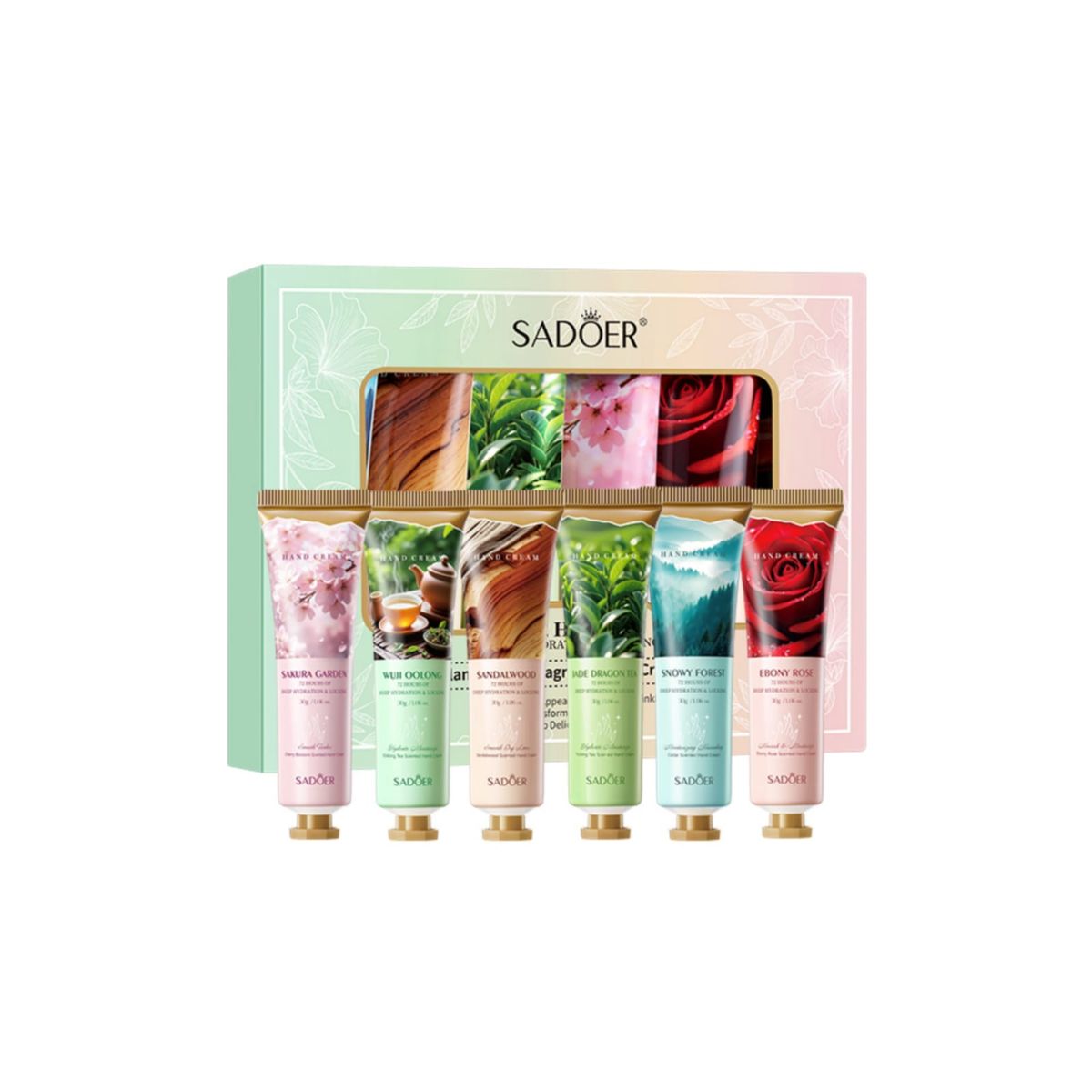 GENERICO - Crema De Manos Set Premium  6 Unidades