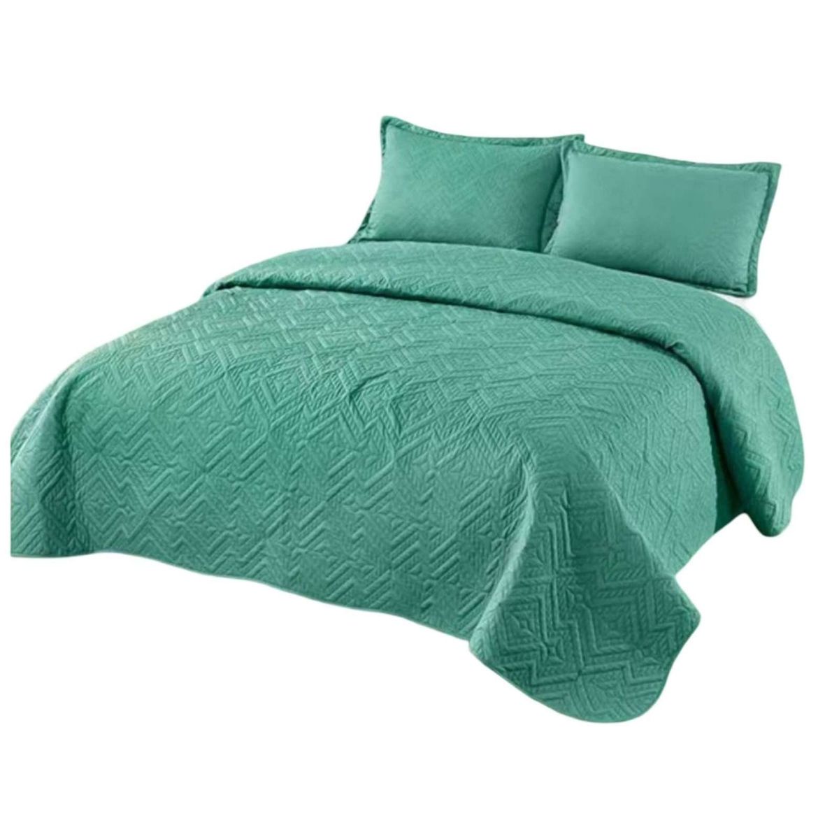 GENERICO - Cubrecama SUPER KING Quilt reversible Elegante