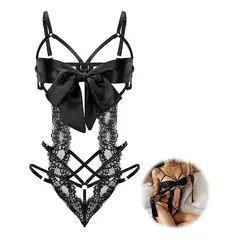 EINICIO - Lencería Sexy Y Bonita De Encaje Con Detalles Calados Mujer