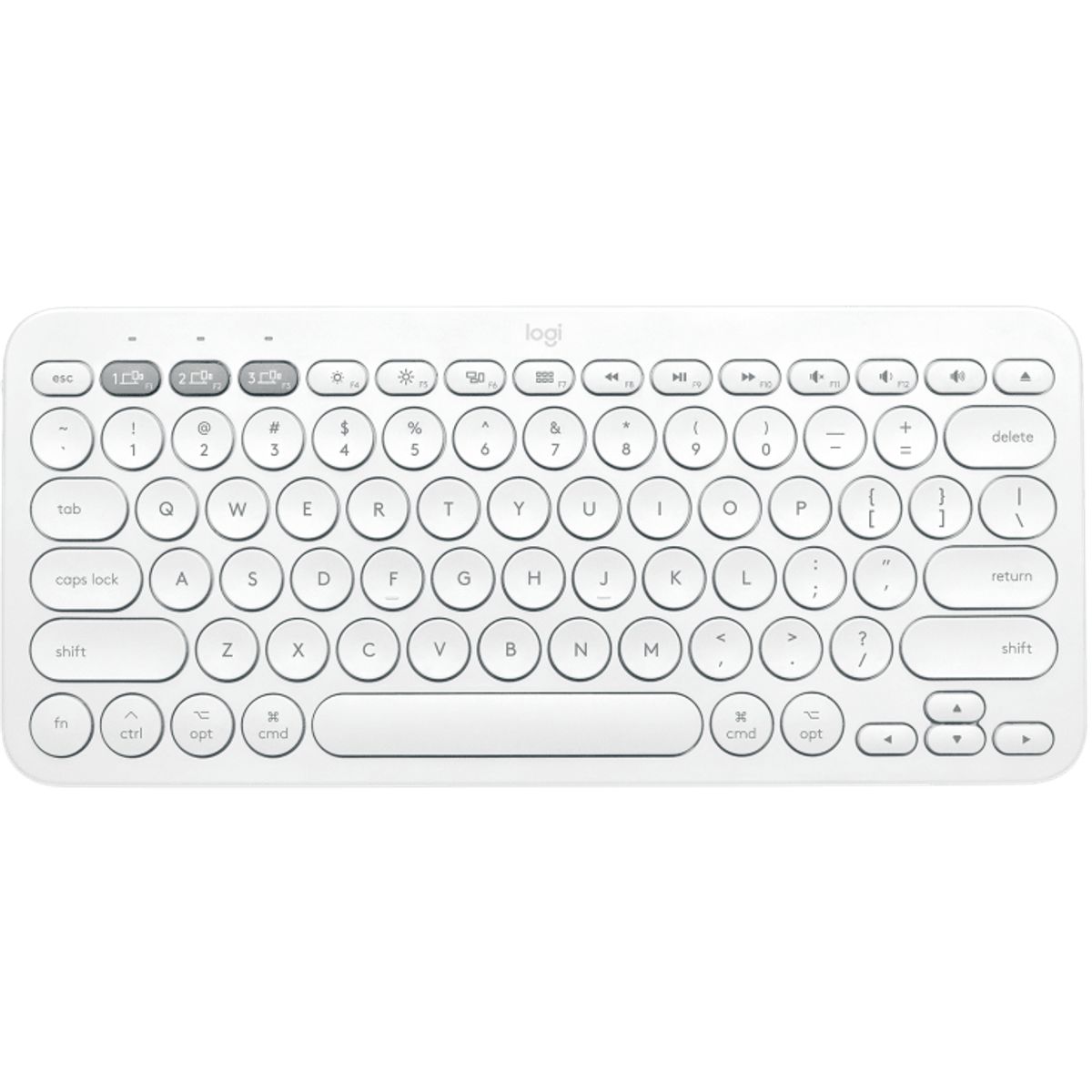 LOGITECH - Teclado Logitech K380 Bluetooth multidispositivo Blanco