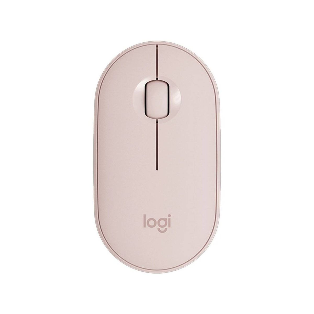 LOGITECH - Mouse Inalámbrico Logitech M350 Pebble Conexión Bluetooth Rosa