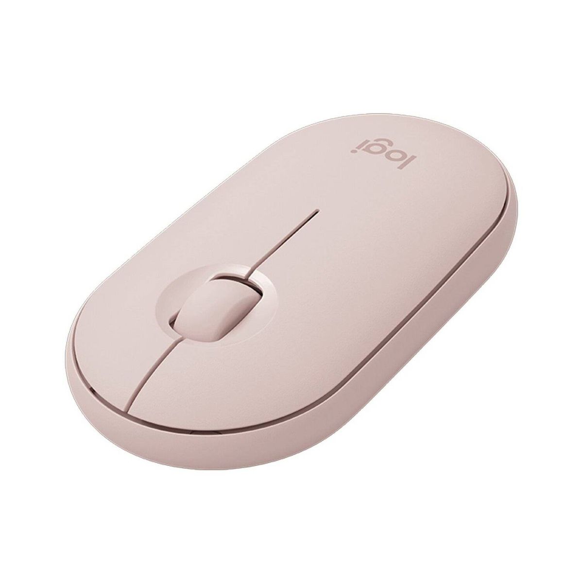 LOGITECH - Mouse Inalámbrico Logitech M350 Pebble Conexión Bluetooth Rosa