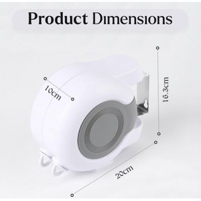 Imagen 2 del producto Cuerda Para Tender Extensible De 13m Doble Línea + 6 Pinzas