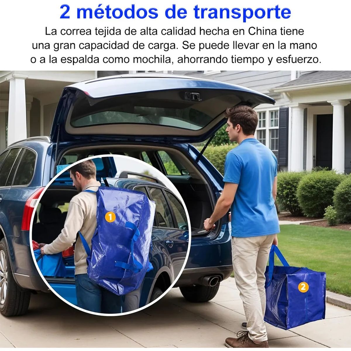 KUANGYE - Pack 6 De Mudanza Y Almacenamiento Extra Grande 100lts