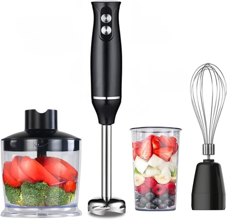BLUEDREAMER Batidora De Mano De Acero Inoxidable De 500W