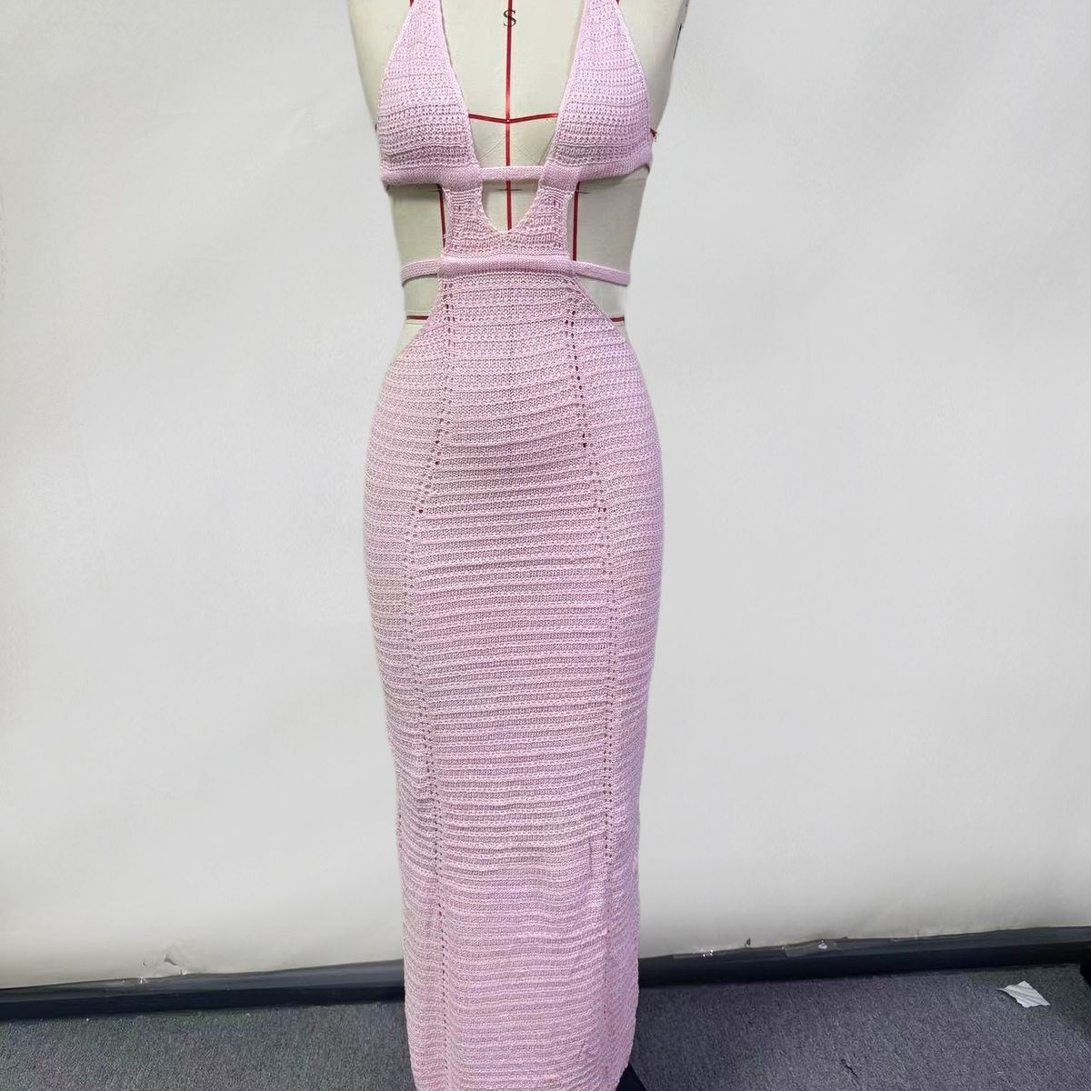 TIOZONEY - Vestido de playa para mujer - Rosado